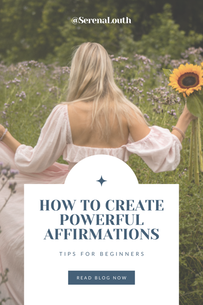 how to create powerful affirmations that work. affirmations are powerful and empowering statements that you use to train the brain to think more positively.